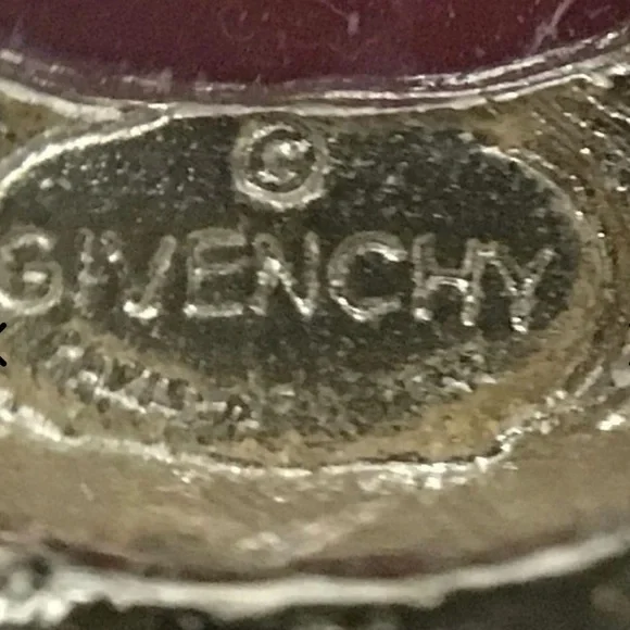 Givenchy Elegant Red and Gold Earrings - Picture 7 of 13